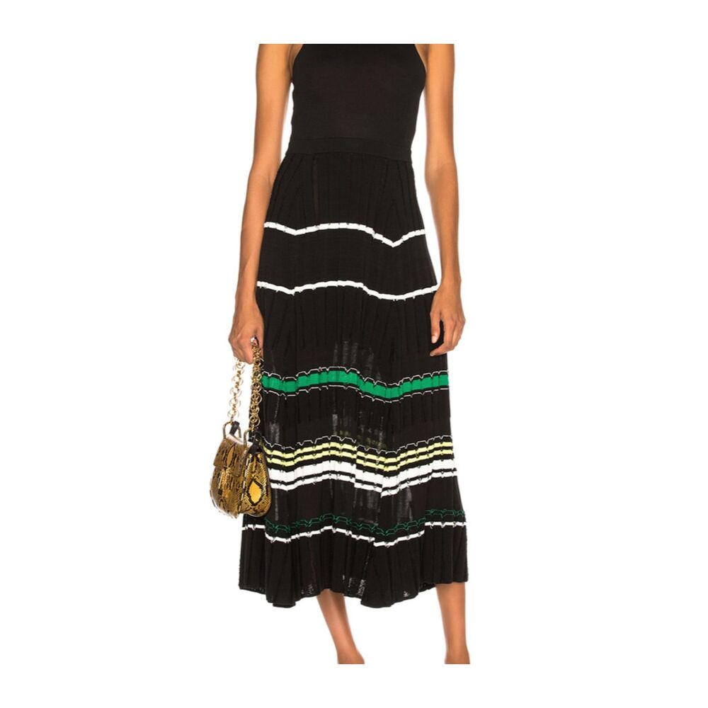 PROENZA SCHOULER Striped Knit Midi‎ Skirt Sz Small